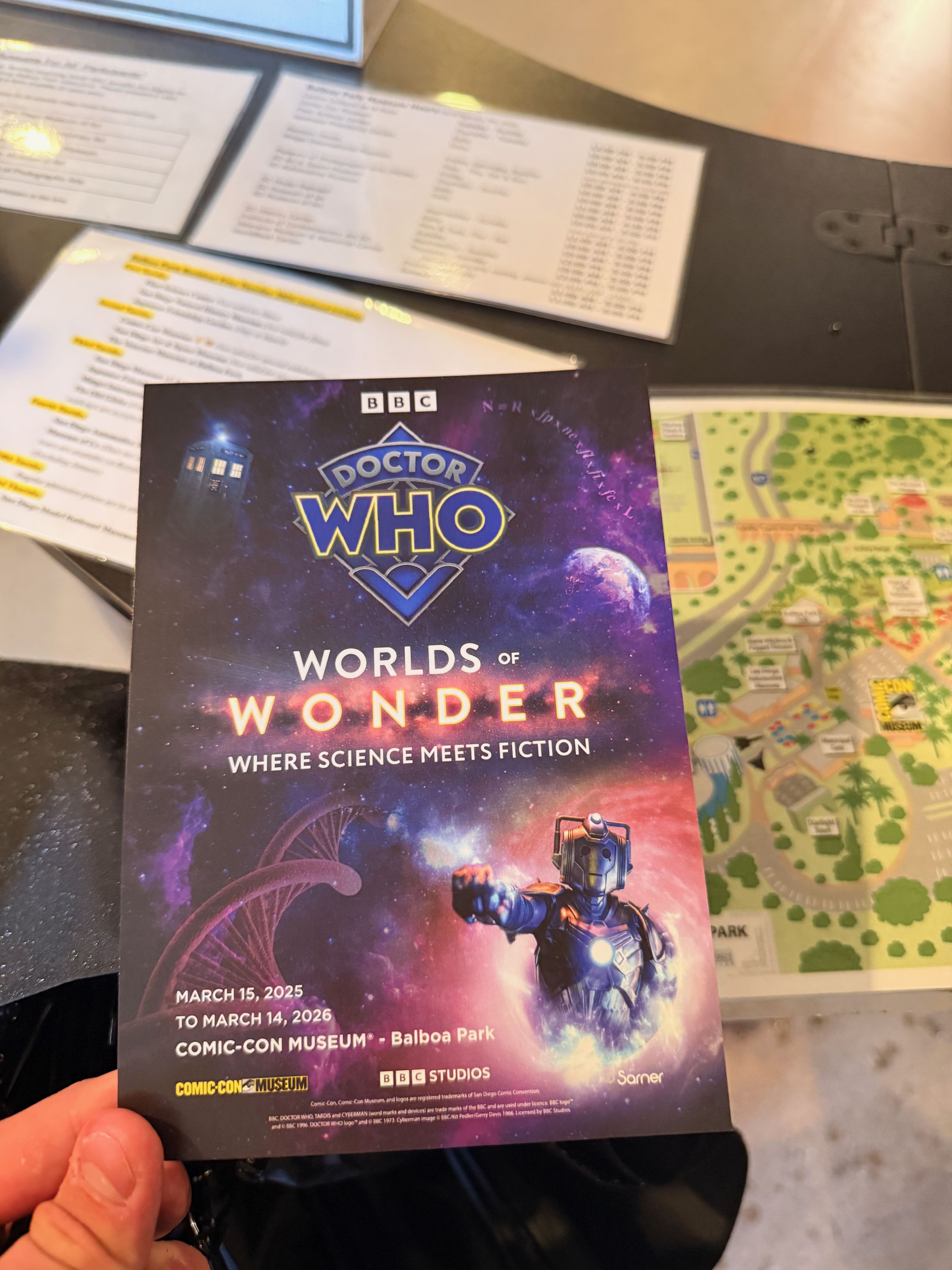 Doctor Who Worlds of Wonder flyer