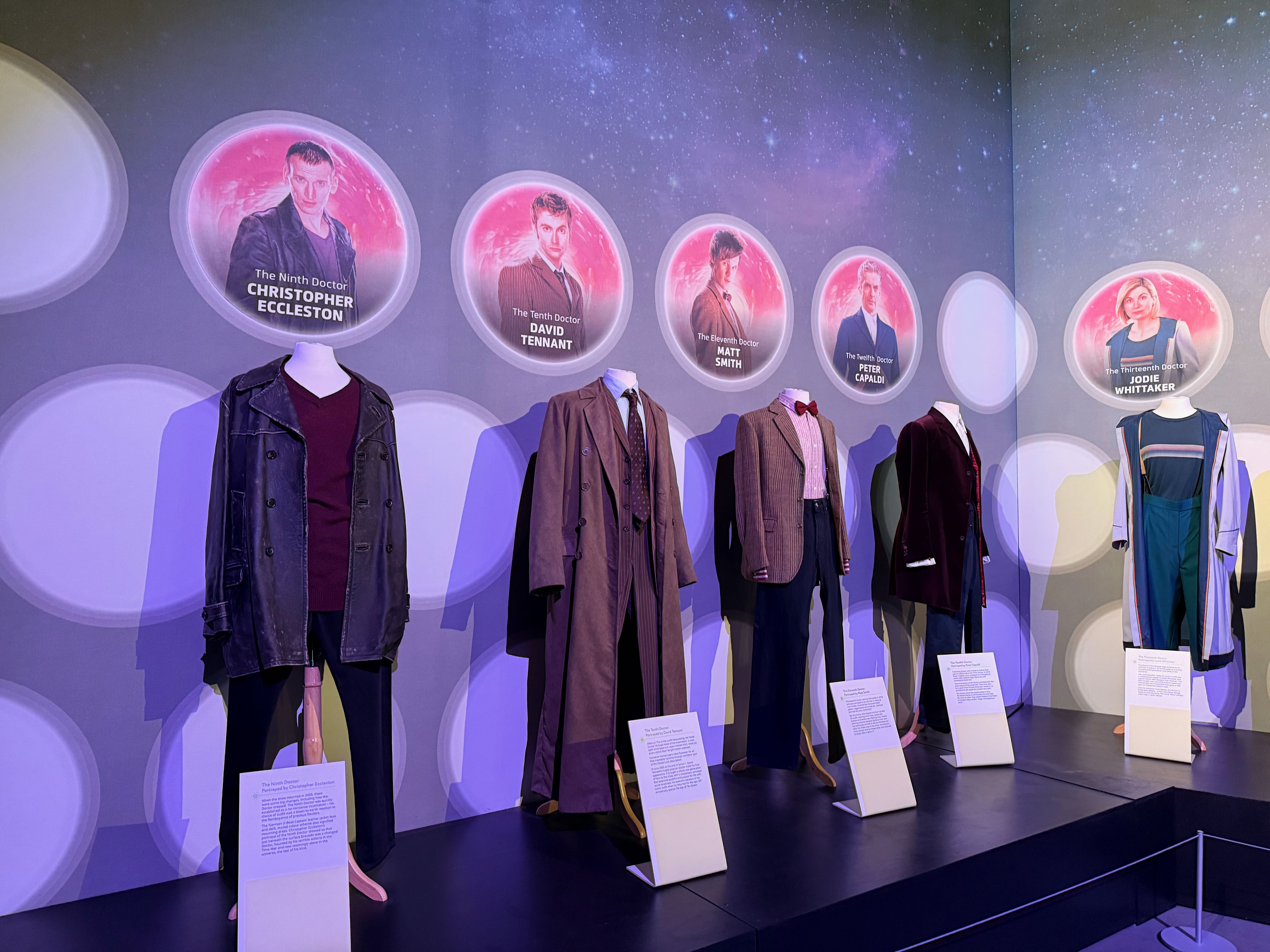 Doctor costumes from modern eras