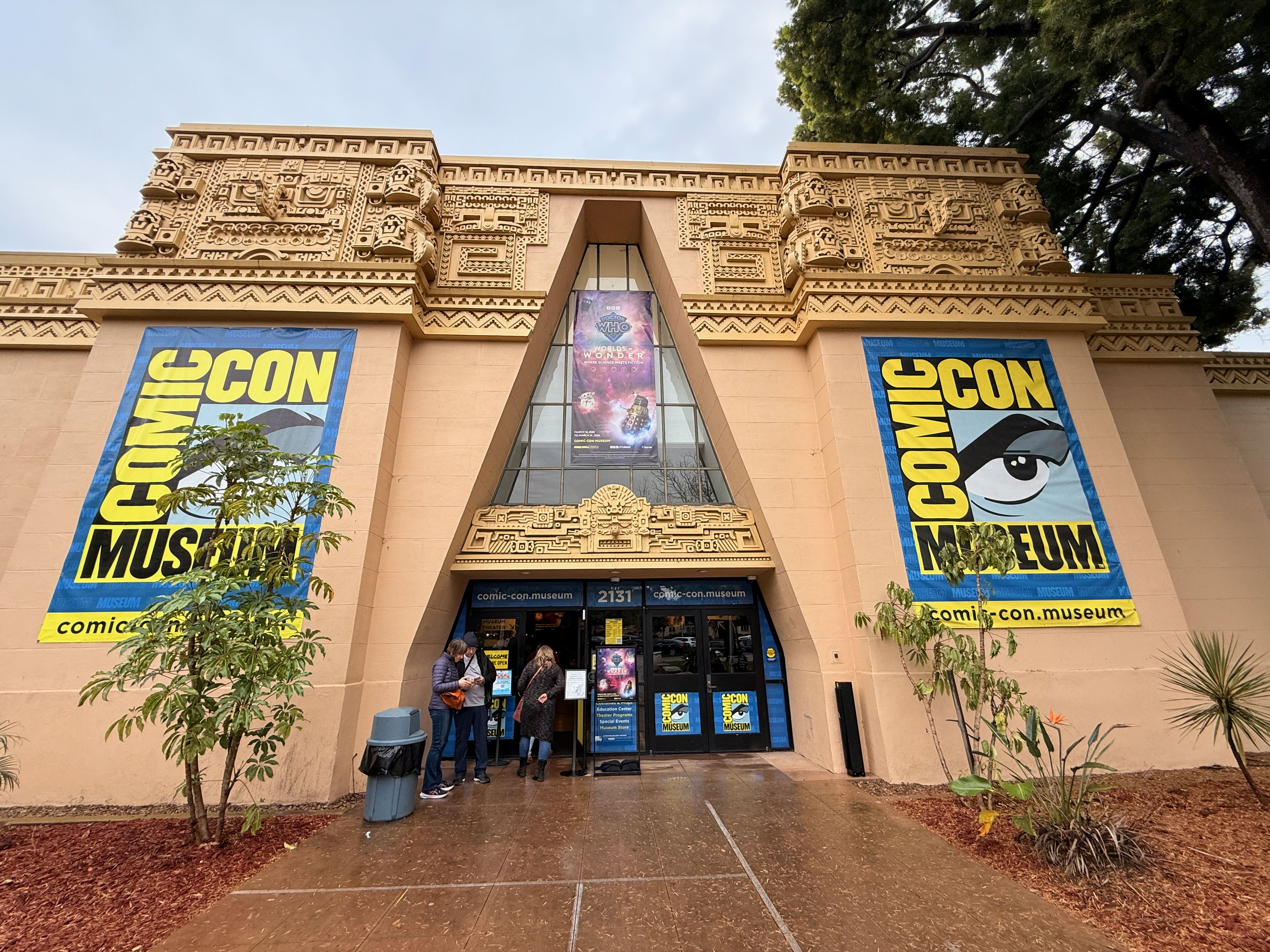 Comic-Con Museum exterior after the visit