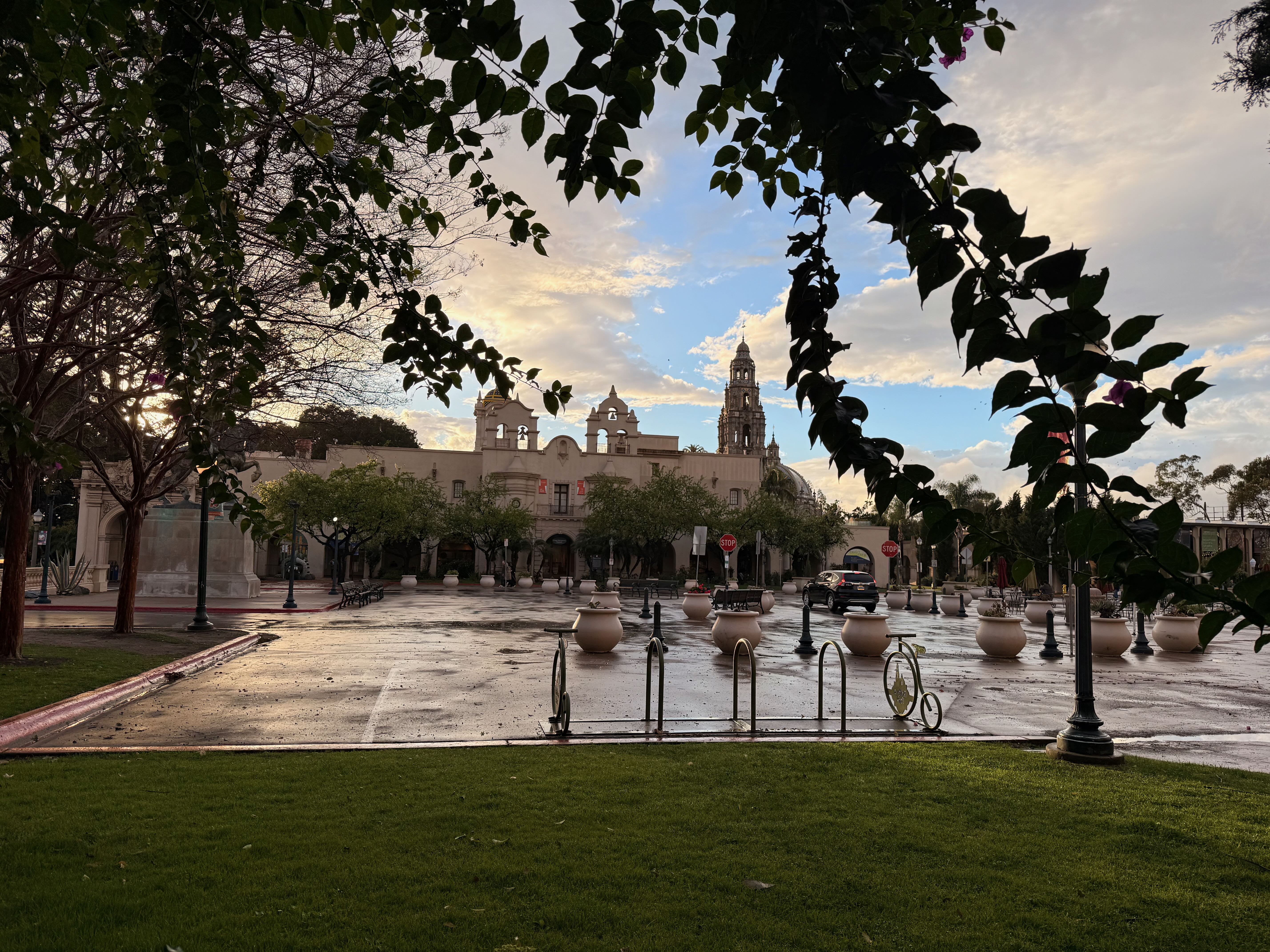 Balboa Park after rain