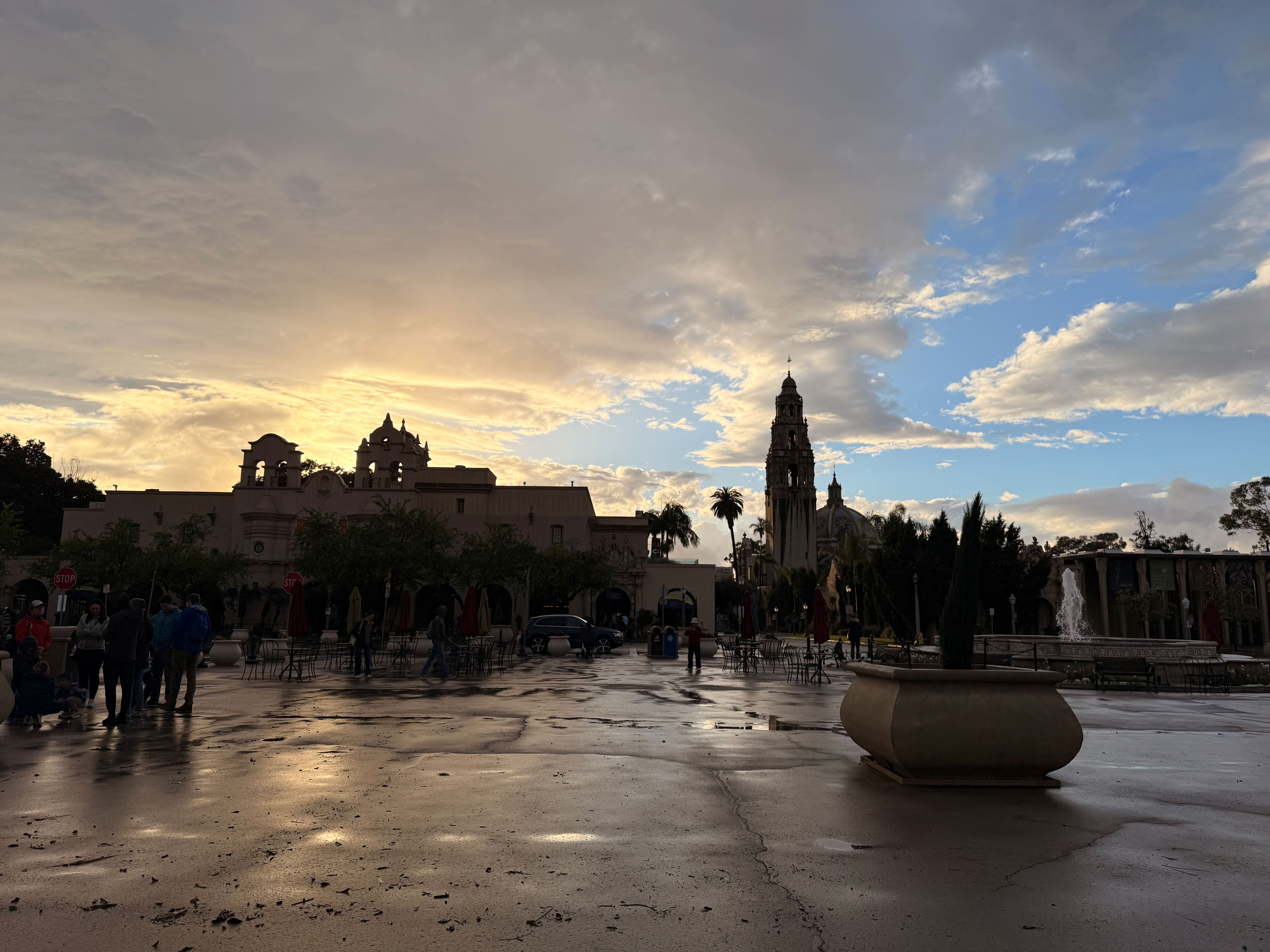 Sunset at Balboa Park
